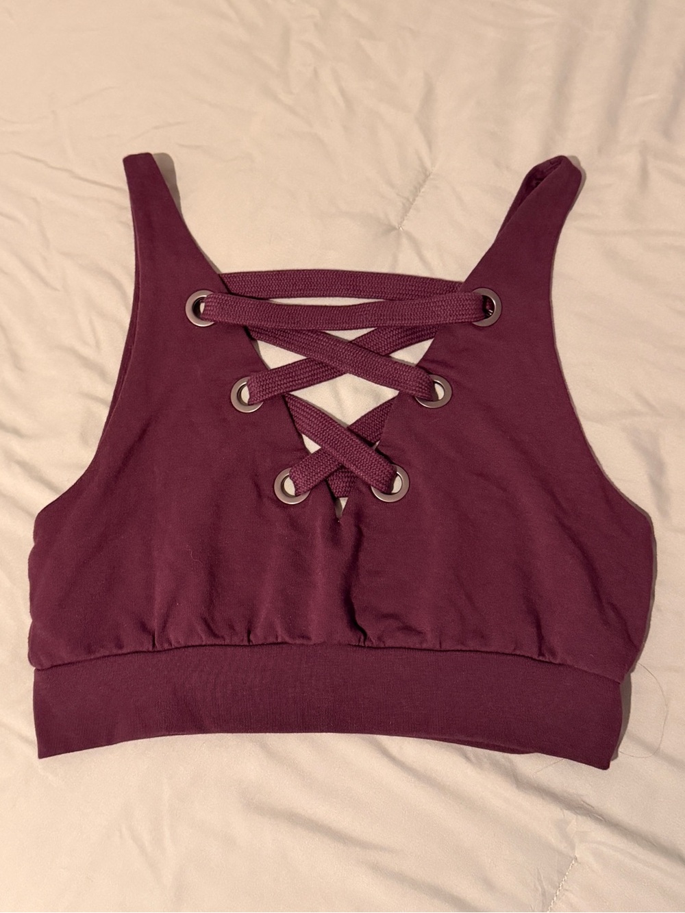 ALO Yoga Quest Tank  - Eggplant - Size Large